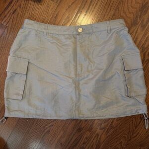 Naked Wardrobe Gray Mini Skirt